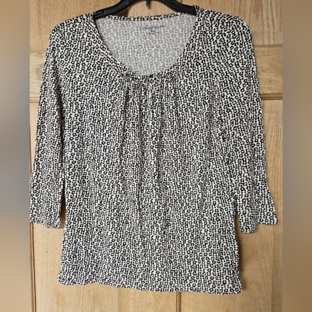 Croft & Barrow Petite XS Womens Blouse